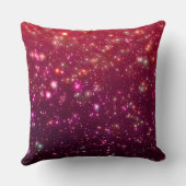  Custom Name & Date Galaxy Glitter Design クッション (裏面)