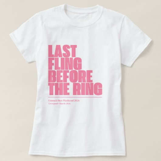 Custom Name Date & Location Bride Tribe Tee Tシャツ (デザイン正面)