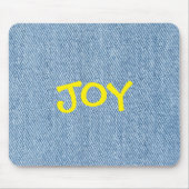 Custom Name Denim Jeans Mouse Pad マウスパッド (正面)