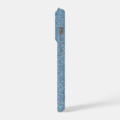 Custom Name Denim Jeans Phone Case iPhoneケース (左側面)