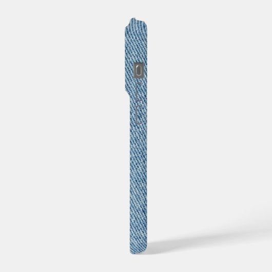 Custom Name Denim Jeans Phone Case iPhoneケース (左側面)