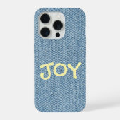 Custom Name Denim Jeans Phone Case iPhoneケース (裏面)