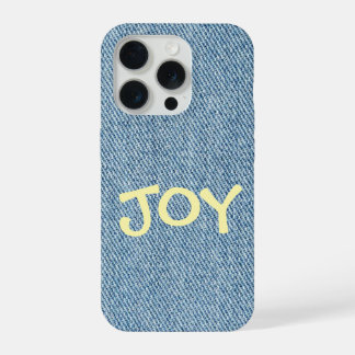 Custom Name Denim Jeans Phone Case iPhone 15 Proケース