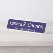 Custom Name Desk Name Plate for Office Decor デスクネームプレート (正面)