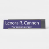 Custom Name Desk Name Plate for Office Decor デスクネームプレート (正面)