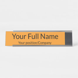 Custom Name Desk Name Plate for Office Decor デスクネームプレート