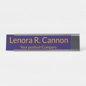 Custom Name Desk Name Plate for Office Decor デスクネームプレート (正面)