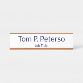 Custom Name Desk Name Plate for Office Decor デスクネームプレート