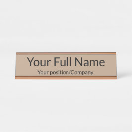 Custom Name Desk Name Plate for Office Decor デスクネームプレート