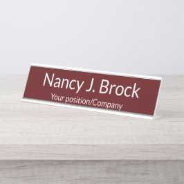 Custom Name Desk Name Plate for Office Decor デスクネームプレート