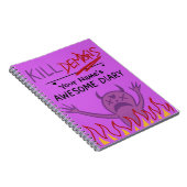 Custom Name Diary – Demon Hunters ノートブック (右側)