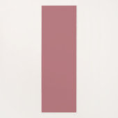 Custom Name Dusty Rose Yoga Mat | Elegant Script ヨガマット (裏面)