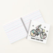 Custom Name Easter Bicycle Design ノートブック (内部)