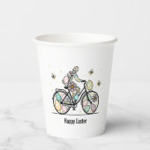 Custom Name Easter Bicycle Design 紙コップ (裏面)