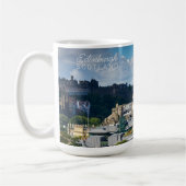 Custom Name Edinburgh Scotland コーヒーマグカップ (左)