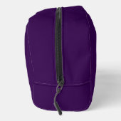 Custom Name Elegant Deep Purple Dopp Kit ドップキット (右)