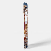 Custom name Elegant Pearl Heart Glow ✨ Romantic Case-Mate iPhoneケース (裏面 / 左)