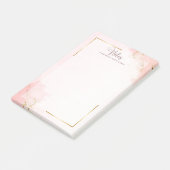 Custom Name Elegant Post-It® Notes ポストイット (アングル)