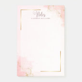 Custom Name Elegant Post-It® Notes ポストイット (正面)