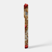 Custom Name Elegant Royal Romantic Glam Aesthetic iPhoneケース (左側面)