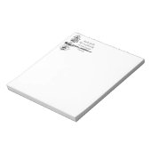 Custom Name Encouraging Scripture Psalm 1:3 ノートパッド (回転)