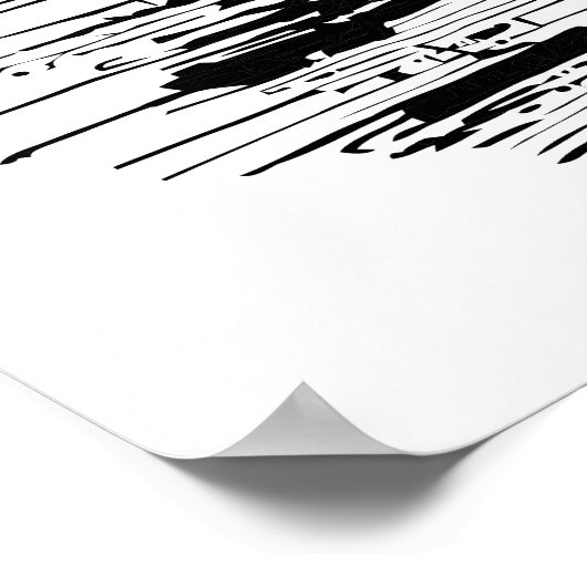 Custom Name Encouraging Scripture Psalm 1:3 ポスター (角)