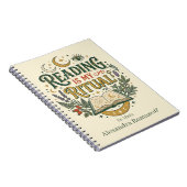 Custom Name Ex Libris Reading Is My Ritual ノートブック (右側)