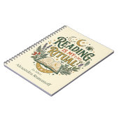 Custom Name Ex Libris Reading Is My Ritual ノートブック (左側)