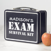 Custom Name EXAM SURVIVAL KIT メタルランチボックス (インサイチュ)