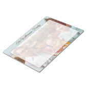 Custom Name Family Photo Retro Script To Do List  ノートパッド (アングル)