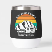 custom name family vacation mountain Road Trip (背面)