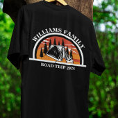 custom name family vacation mountain Road Trip Tシャツ