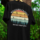 custom name family vacation mountain Road Trip Tシャツ
