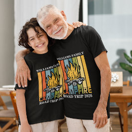 custom name family vacation mountain Road Trip Tシャツ