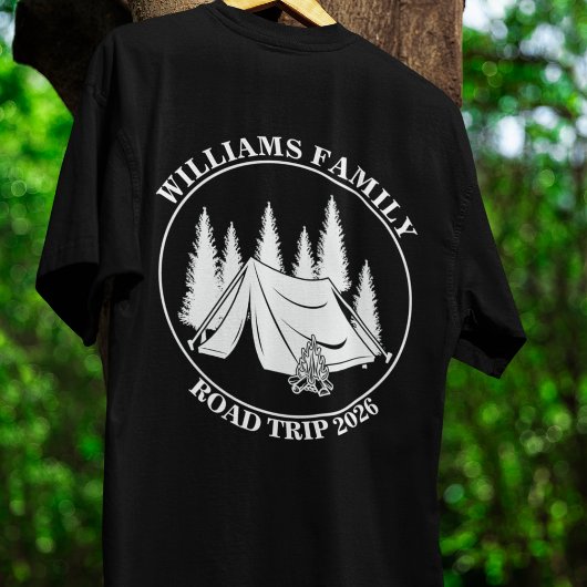 custom name family vacation mountain Road Trip Tシャツ