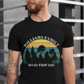 custom name family vacation mountain Road Trip Tシャツ