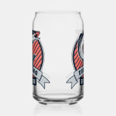 Custom name Fisher shotglass ガラス缶 (右)