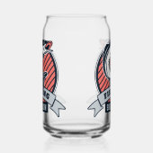 Custom name Fisher shotglass ガラス缶 (左)