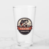 Custom Name Fishing タンブラーグラス (正面)