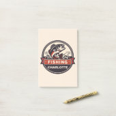 Custom Name Fishing ポストイット (デスク上)