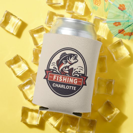 Custom Name Fishing 缶クーラー (インサイチュ 夏)