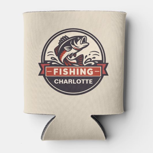Custom Name Fishing 缶クーラー (正面)