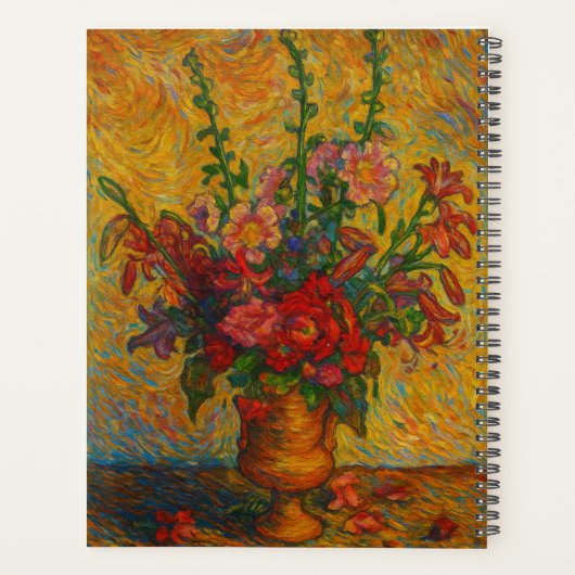 Custom Name  Floral Planner プランナー手帳 (裏面)