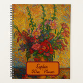 Custom Name  Floral Planner プランナー手帳 (正面)