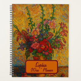 Custom Name  Floral Planner プランナー手帳