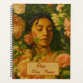 Custom Name  Floral Planner プランナー手帳