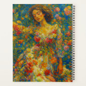 Custom Name  Floral Planner プランナー手帳 (裏面)