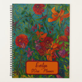 Custom Name  Floral Planner プランナー手帳