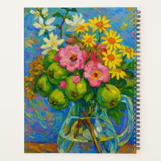 Custom Name  Floral Planner プランナー手帳 (裏面)