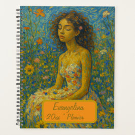 Custom Name  Floral Planner プランナー手帳